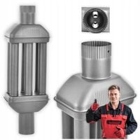 RADIATOR WYMIENNIK CIEPŁEGO POWIETRZA + 30% Fi 120 mm HECHT SAVER