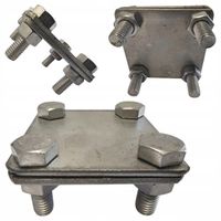 Złącze Krzyżowe Do Bednarki 30x4 Nierdzewny Uchwyt Odgromowy