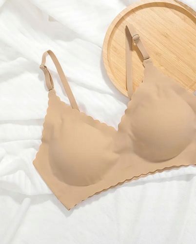 BIUSTONOSZ BEZSZWOWY Stanik Bez Zapięcia Haftek na Prezent Niewidoczny Beż na Arena.pl