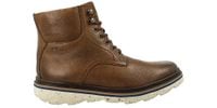 Clarks Trzewiki męskie - Frelan Top - rozmiar 41 - brązowa skóra naturalna