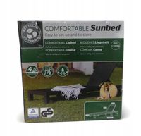 LEŻAK OGRODOWY TECHNORATTAN GRAFIT WYTRZYMAŁY CAŁOROCZNY