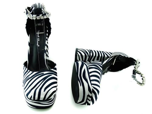 Buty na platformie zebra platformy 37 na Arena.pl