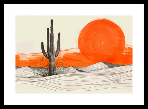 Plakat 30x20cm Kaktus Saguaro na Arena.pl