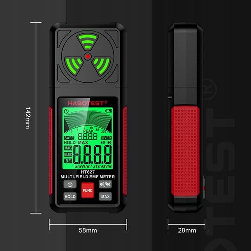 MIERNIK POLA ELEKTROMAGNETYCZNEGO EMF TESTER FAL RADIOWYCH HABOTEST HT627 na Arena.pl