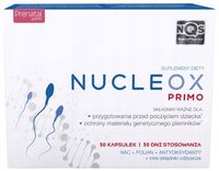 NUCLEOX PRIMO płodność plemniki dla mężczyzn 30 kapsułek