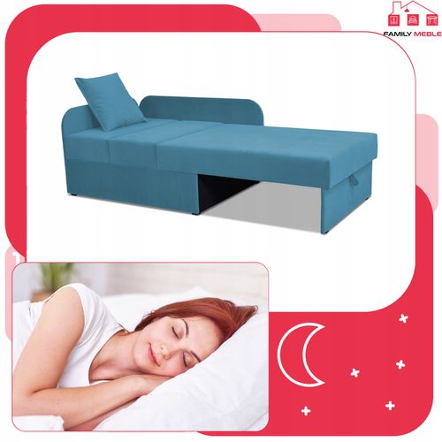 Narożnik dziecięcy Denis rozkładany pojemnik łóżko dla dzieci materac kubuś na Arena.pl