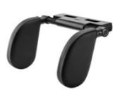 Zagłówek samochodowy regulowany na głowe szyje czarny