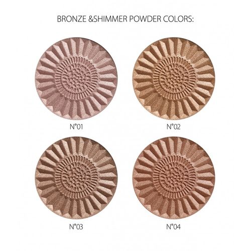 REVERS Puder brązująco - rozświetlający BRONZE & SHIMMER nr 4- 9 g na Arena.pl