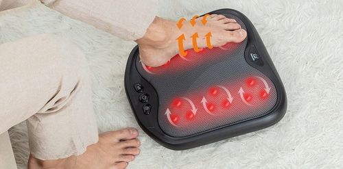 SNAILAX SL-593 EU SHIATSU MASAŻER DO STÓP ELEKTRYCZNY MASAŻ Z OGRZEWANIEM na Arena.pl