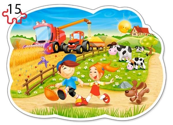 Puzzle 4w1 8,12,15,20-elementów Four Seasons zdjęcie 2