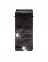 PRZEKŁADNIK PRĄDOWY 80/5A FI 22MM KLASA 1 F&F TI-80-5
