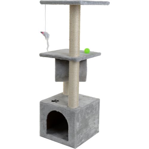 Drapak dla kota Double jasnoszary + piłka GRATIS na Arena.pl