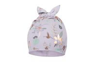 Broel AMELIA czapka na wiosnę kokarda lawendowy 42-44