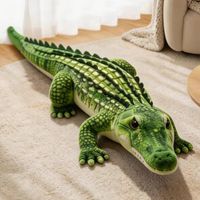 Pluszowy krokodyl 65 cm, zielony 90 cm