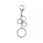 Brelok Metalowy Cztery Kółka do nadruku Sublimacja Termotransfer