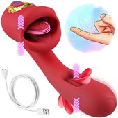Wibrator Damski Z Ruchomymi Ustami I Językiem Sex Gadżet Dla Pań