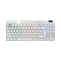 Klawiatura bezprzewodowa LOGITECH G Pro X TKL Biały 920-012148