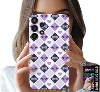 ETUI DO SAMSUNG GALAXY A32 4G - MODNE SERCA KOKARDKI KOKARDA + SZKŁO