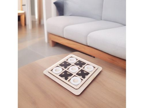 Gra planszowa kółko i krzyżyk drewniana prezent na Arena.pl