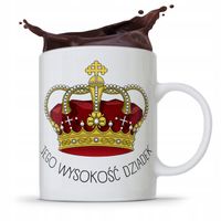 Kubek Prezent Dzień Dziadka Jego Wysokość Dziadek Z Nadrukiem Ze Zdjęciem