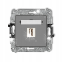 ŁADOWARKA USB 5V 2A KARLIK MINI SZARY MAT