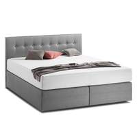 Łóżko kontynentalne, sypialnia OLAF XL z materacami Super Cena