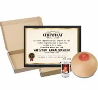 KAWALERSKI prezent dyplom CERTYFIKAT pierś