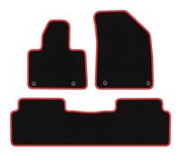 Dywaniki welurowe CARLUX-RED do Citroen C5 III X7 2008-2017