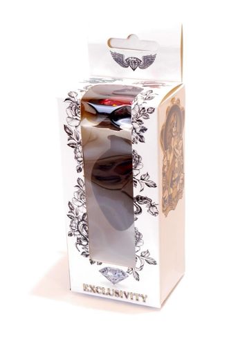 Plug-Jewellery Black Silicon PLUG Medium- Pink Diamond na Arena.pl