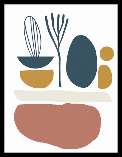 Plakat 50x65cm Stylowa Roślinność na Arena.pl