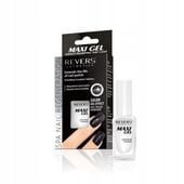 revers maxi gel plump top coat - żelowy utrwalacz do paznokci 10 ml (black)