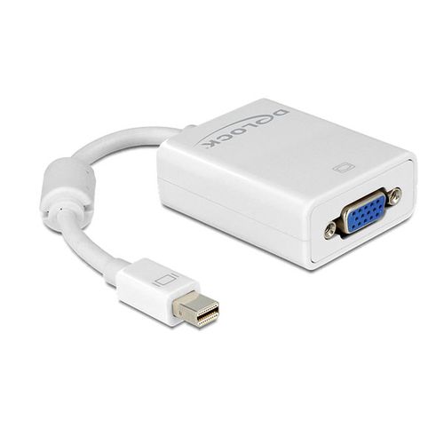 Adapter Mini DisplayPort do VGA DELOCK 65130 Biały na Arena.pl