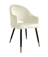 Krzesło Velvet noga czarna/złota MG50