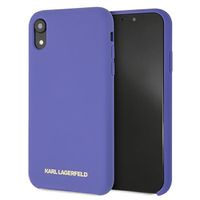 karl lagerfeld klhci61slvog iphone  xr hardcase fioletowy/violet