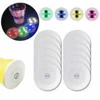 12 SZT NAKLEJKI NA KUBKI LED BUTELKĘ SZKLANKĘ KUBEK