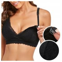 BIUSTONOSZ do karmienia STANIK ciążowy BEZSZWOWY miękki bez fiszbin L