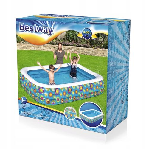 BASEN DMUCHANY DZIECIĘCY 1161L 305x183cm BESTWAY 54121 na Arena.pl