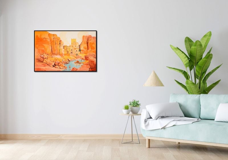 Plakat 91,5x60cm Ruiny pod Słońcem zdjęcie 4