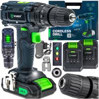 WIERTARKO WKRĘTARKA UDAROWA AKUMULATOROWA 20V 2X AKUMULATOR + WALIZKA