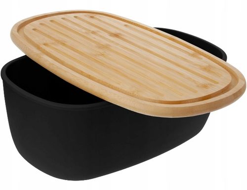 CHLEBAK NA CHLEB PIECZYWO POJEMNIK + DESKA BAMBUSOWA DO KROJENIA na Arena.pl
