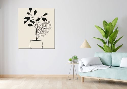 Obraz 90x100cm Prostota Doniczki na Arena.pl