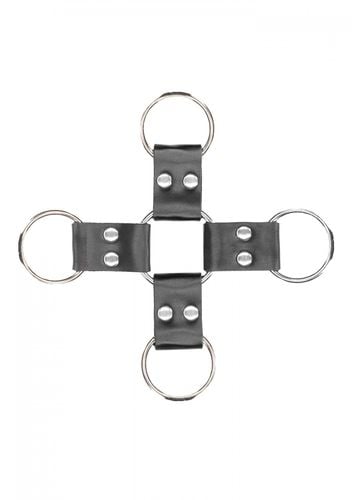 bonded leather hogtie with hand and ankle cuffs na Arena.pl
