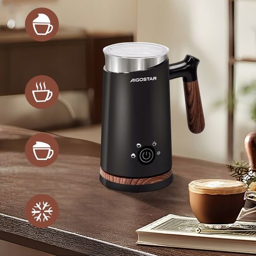 Spieniacz do mleka Podgrzewacz 4 tryby 500w czarny Aigostar na Arena.pl