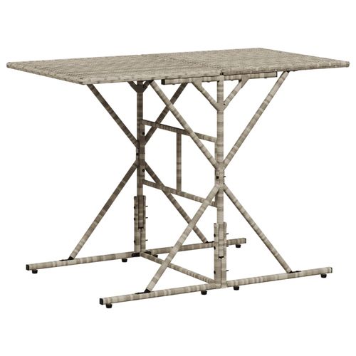 7-cz. zestaw mebli ogrodowych z poduszkami, szary, rattan PE na Arena.pl