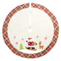 Pokrowiec pod choinkę 90cm Dywanik Ozdoba świąteczna