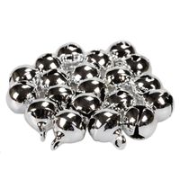 Zawieszki metalowe DZWONECZKI 8mm srebrne 20szt.