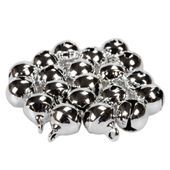 Zawieszki metalowe DZWONECZKI 8mm srebrne 20szt.