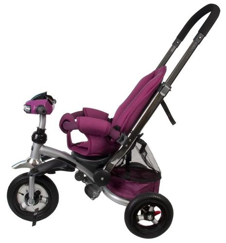 Rowerek trójkołowy - bordowy na Arena.pl