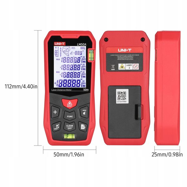 Miernik dystansu Uni-T LM50A zdjęcie 5