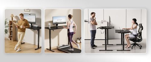 Biurko Elektryczne Regulowane 120x60cm Regulacja Wysokości 72-118cm na Arena.pl